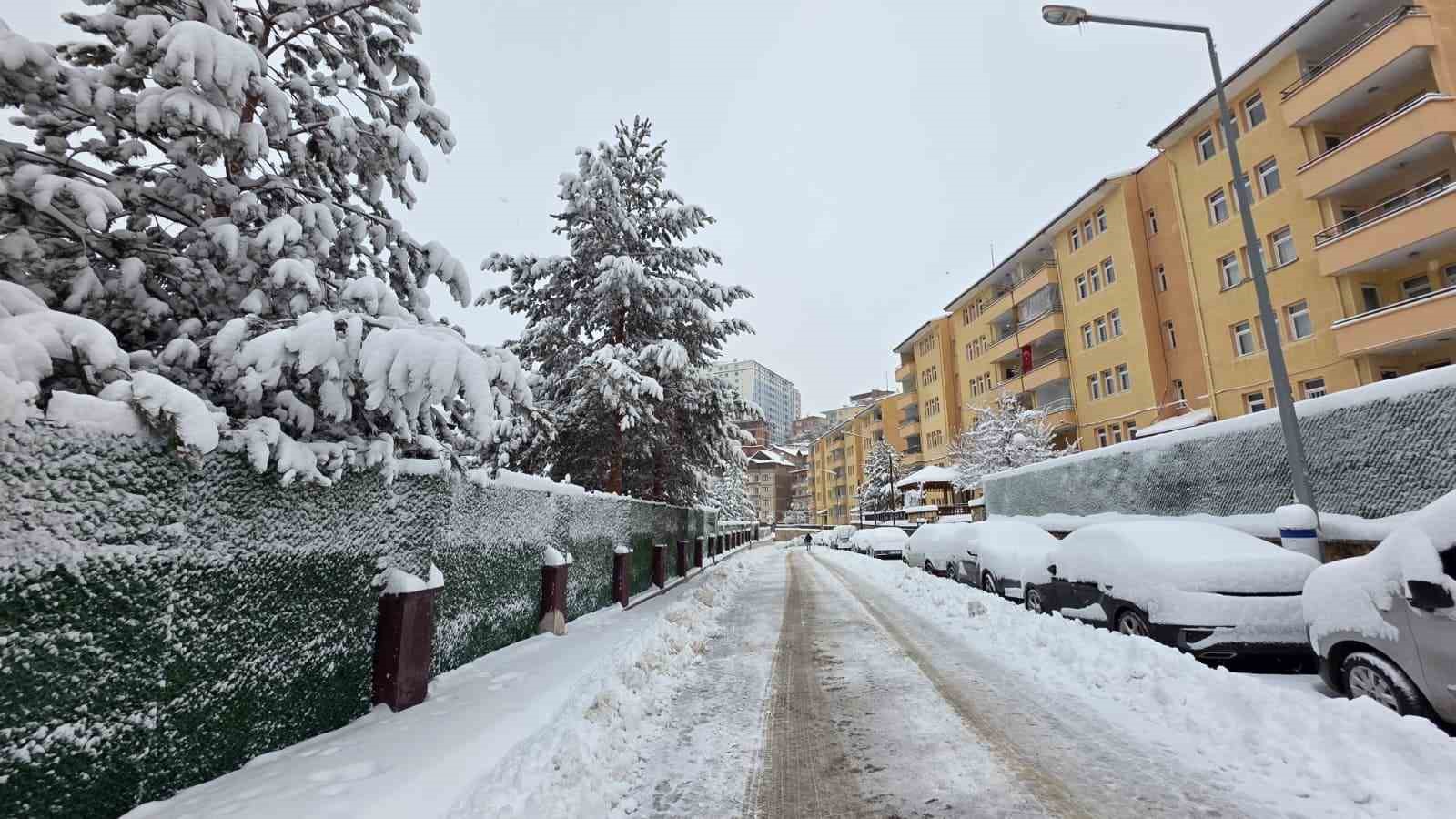 gumushanede kar 247 koy yolunu ulasima kapatti 0