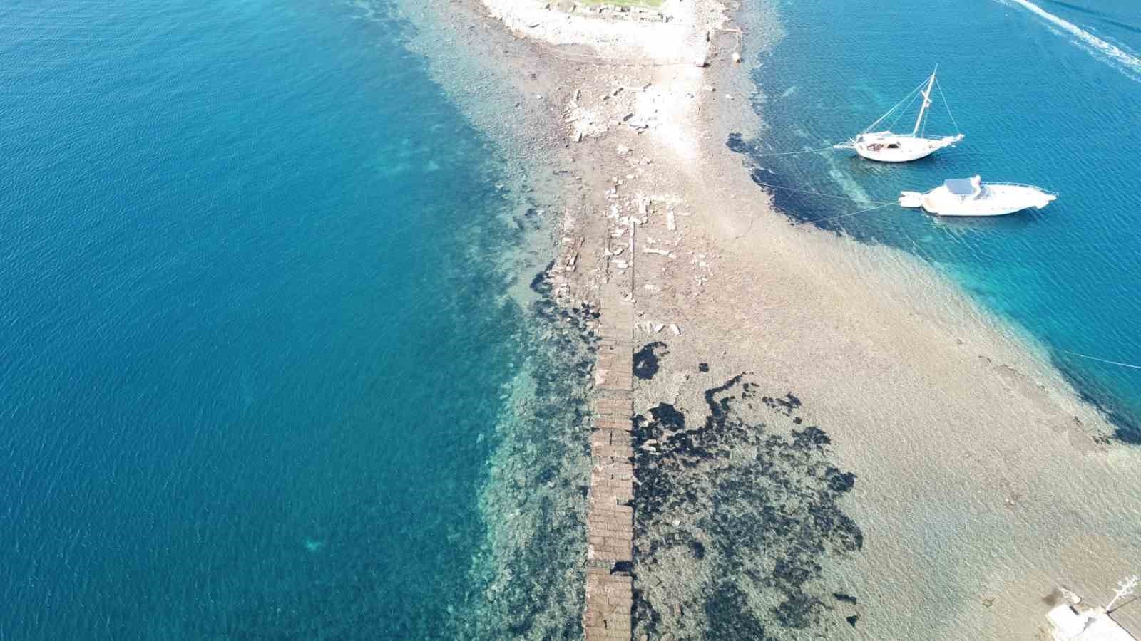 gumusluk koyunda sular cekildi 3 bin 500 yillik kral yolu ortaya cikti 6 BqRkS92w