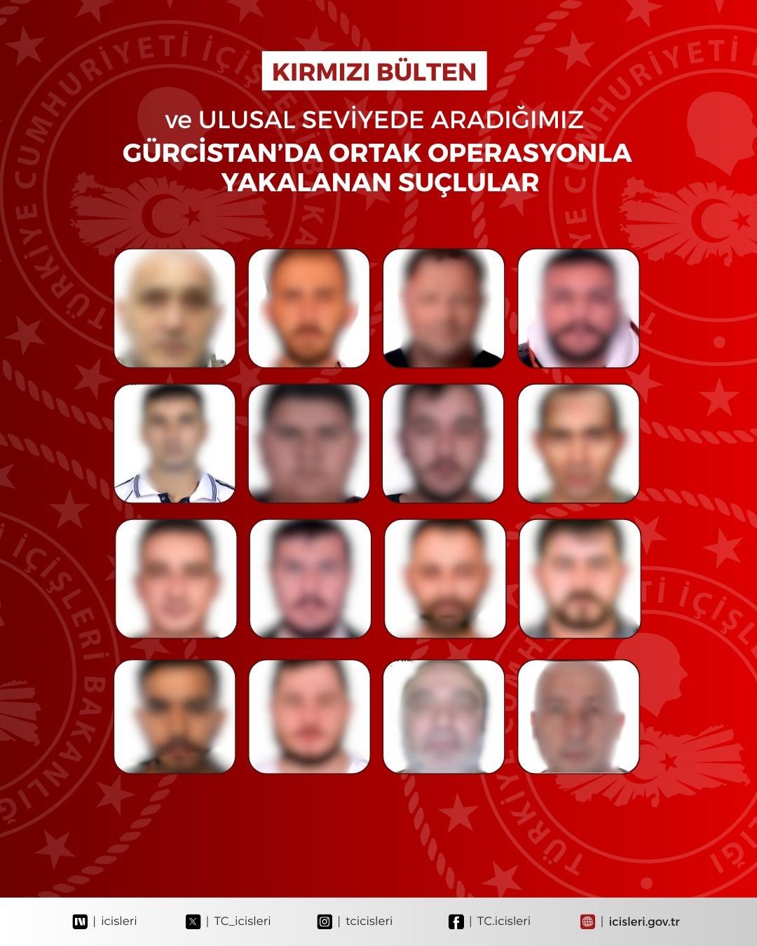 Gürcistan’da düzenlenen ortak operasyonda kırmızı bülten ve ulusal seviyede aranan 16 suçlu yakalandı 4 gurcistanda duzenlenen ortak operasyonda kirmizi bulten ve ulusal seviyede aranan 16 suclu yakalandi 0 mfIrAiZJ