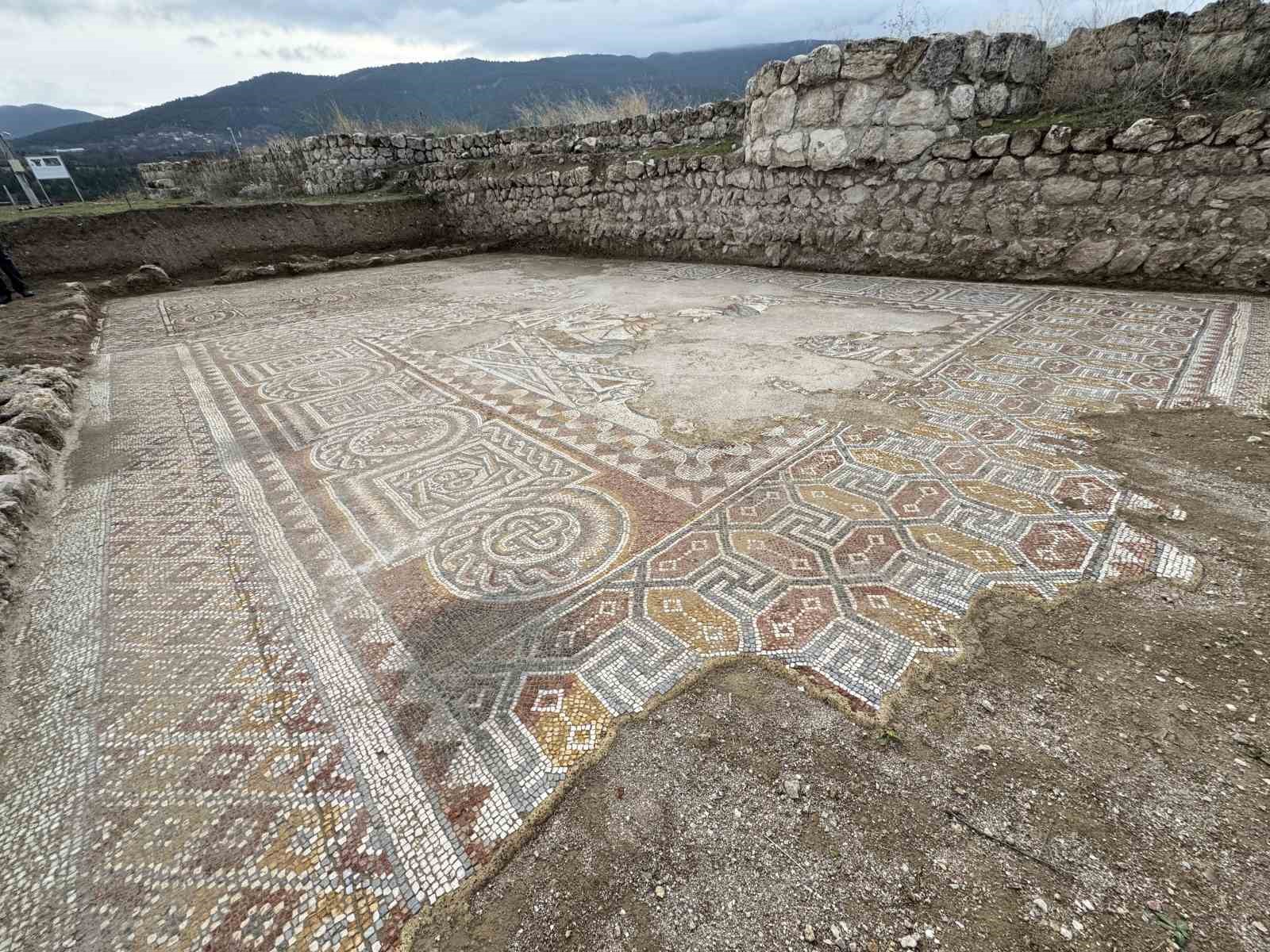 hadrianopoliste saray kompleksi ortaya cikti 4 yuzyila ait essiz mozaikler bulundu 8