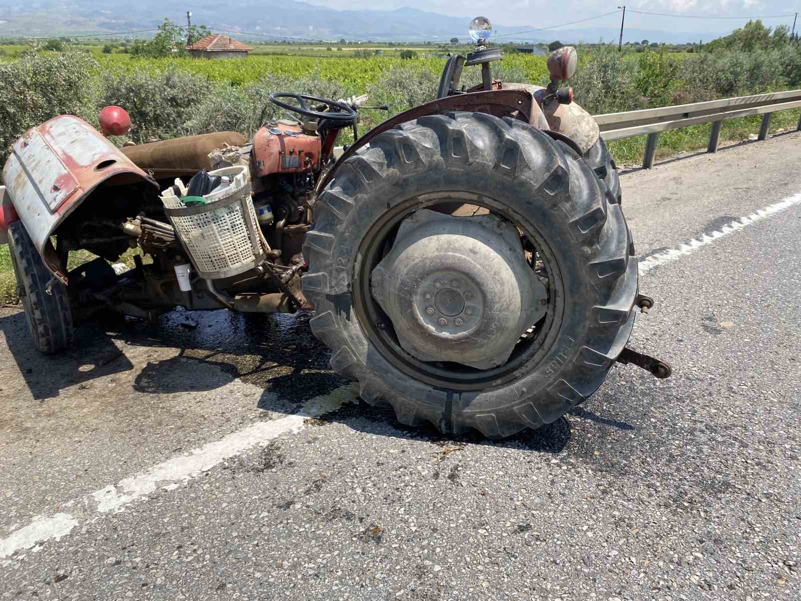 hafif ticari arac traktore carpti 1 olu 3 yarali 1 cyCMK2ld
