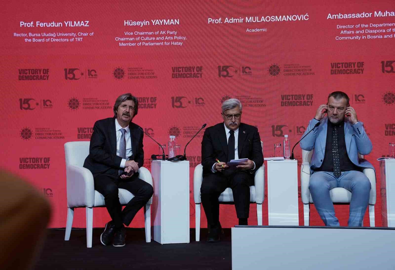 Hain darbe girişimi 10. yıldönümünde Bosna Hersek’te konuşuldu 4 hain darbe girisimi 10 yildonumunde bosna hersekte konusuldu 0