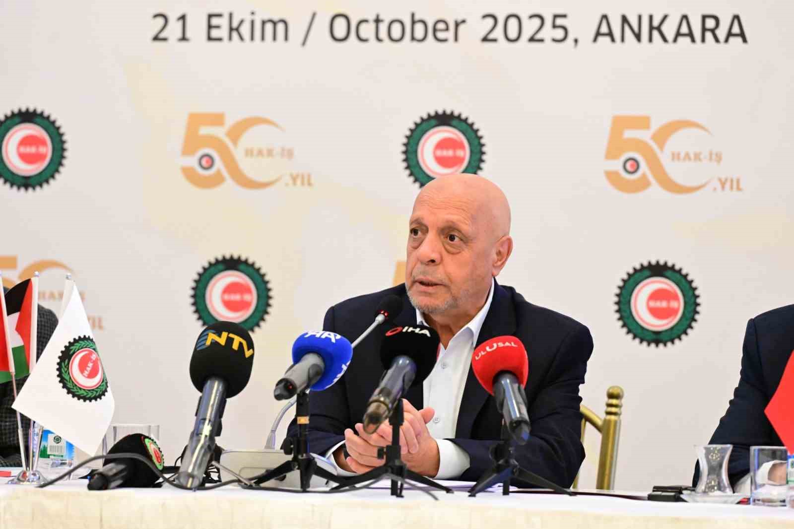 hak is baskani arslan hak is filistin ve gazzede yapilan katliamlara ve soykirima karsi net bir COk1siRb