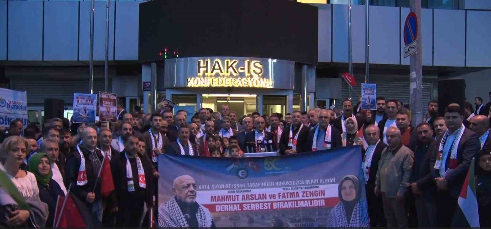hak is genel baskan vekil sert siyonist isgalci israilin gerceklestirdigi bu saldiri uluslararasi sularda gerceklestirilen HCw6LWV3