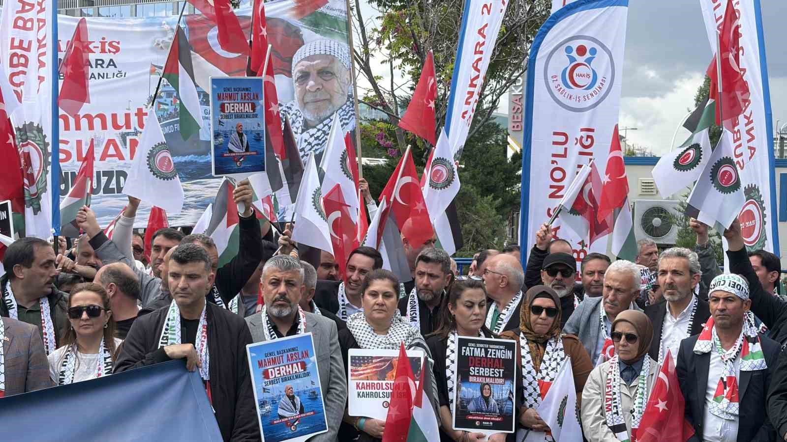 hak is genel baskan vekili sert sumud aktivistlerinin israil guclerince alikonulmasini protesto ediyoruz 0 rQ1wqUw5