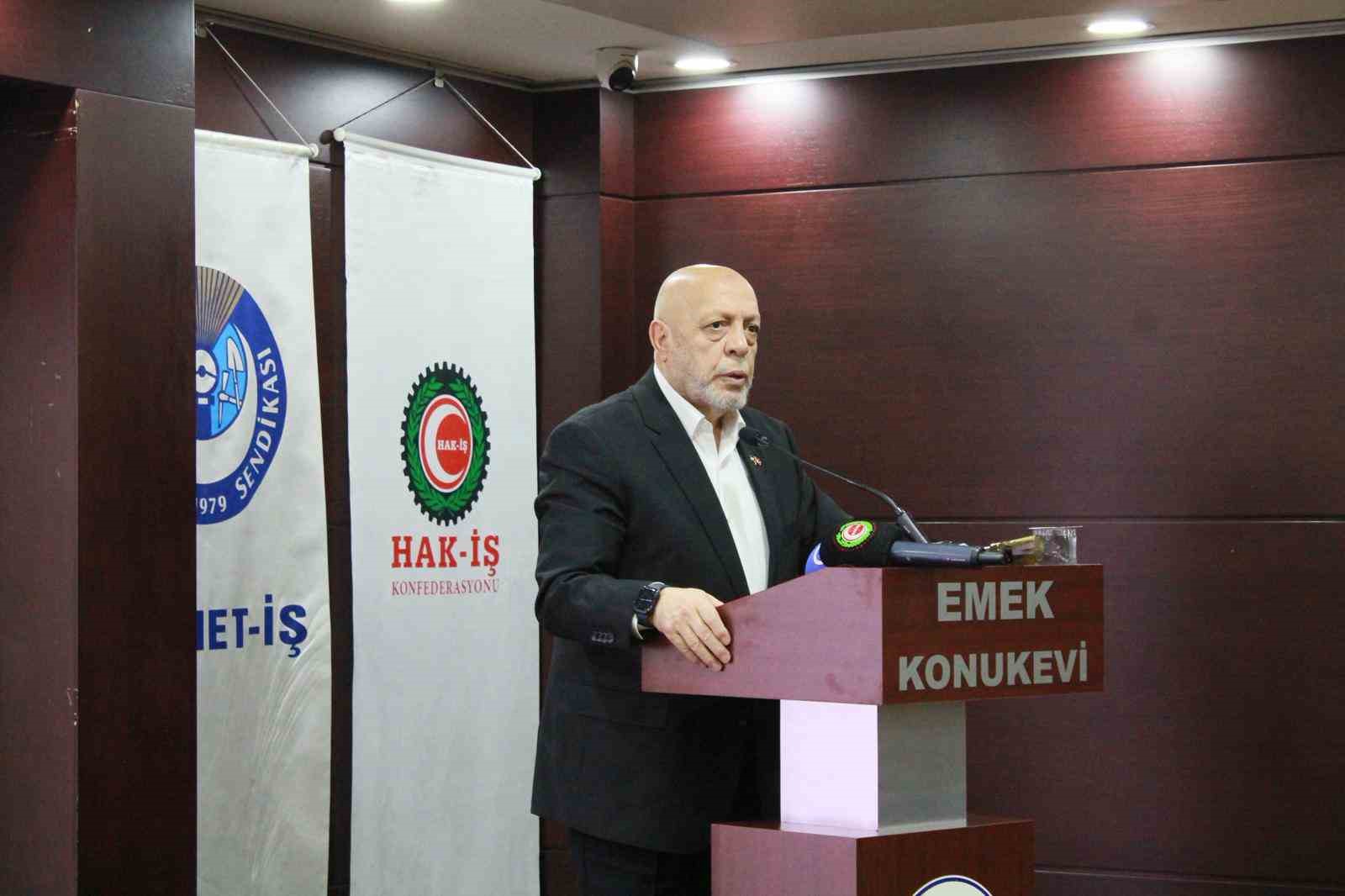 HAK-İŞ Genel Başkanı Arslan: "Asgari Ücret Tespit Komisyonu’ndan sağlıklı bir asgari ücret çıkmaz" 4 hak is genel baskani arslan asgari ucret tespit komisyonundan saglikli bir asgari ucret cikmaz 0 91NBM62f