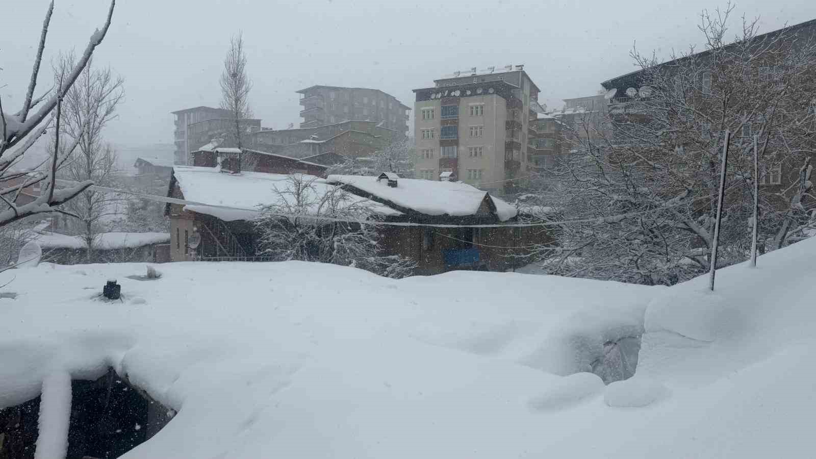 hakkaride kar ve firtina etkisini surduruyor 1