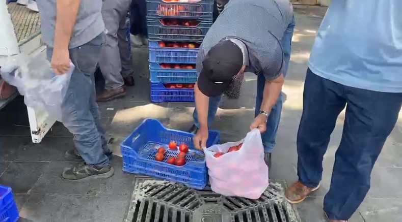 Halde alıcı bulamadığı 4 ton domatesi vatandaşlara ücretsiz dağıttı 5 halde alici bulamadigi 4 ton domatesi vatandaslara ucretsiz dagitti 1 fiicbiNA