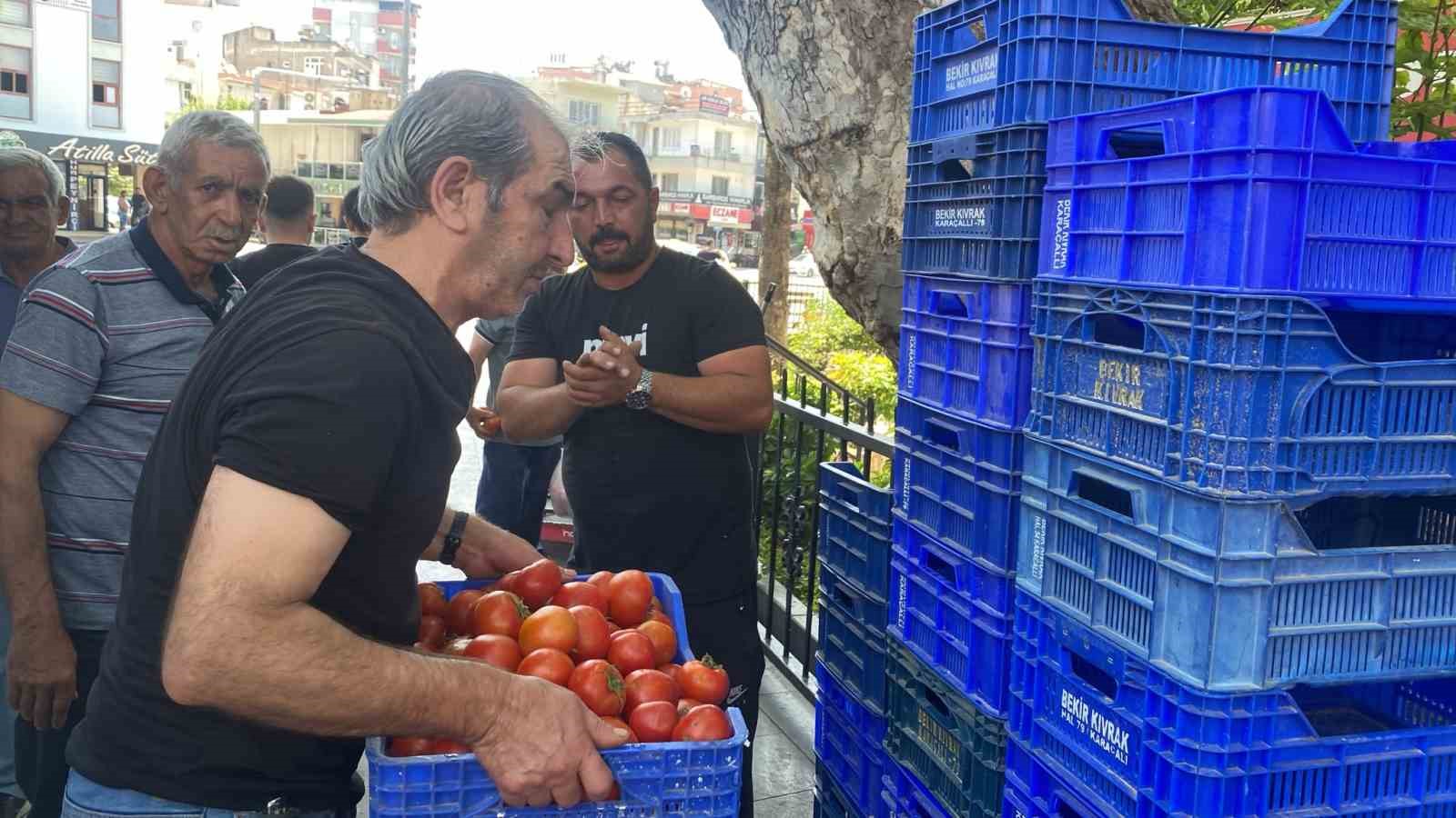 Halde alıcı bulamadığı 4 ton domatesi vatandaşlara ücretsiz dağıttı 8 halde alici bulamadigi 4 ton domatesi vatandaslara ucretsiz dagitti 4 IgaInUbZ