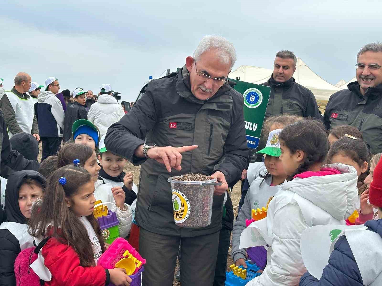 harmancikta yanan 4 bin 256 hektar alan agaclandiriliyor 2