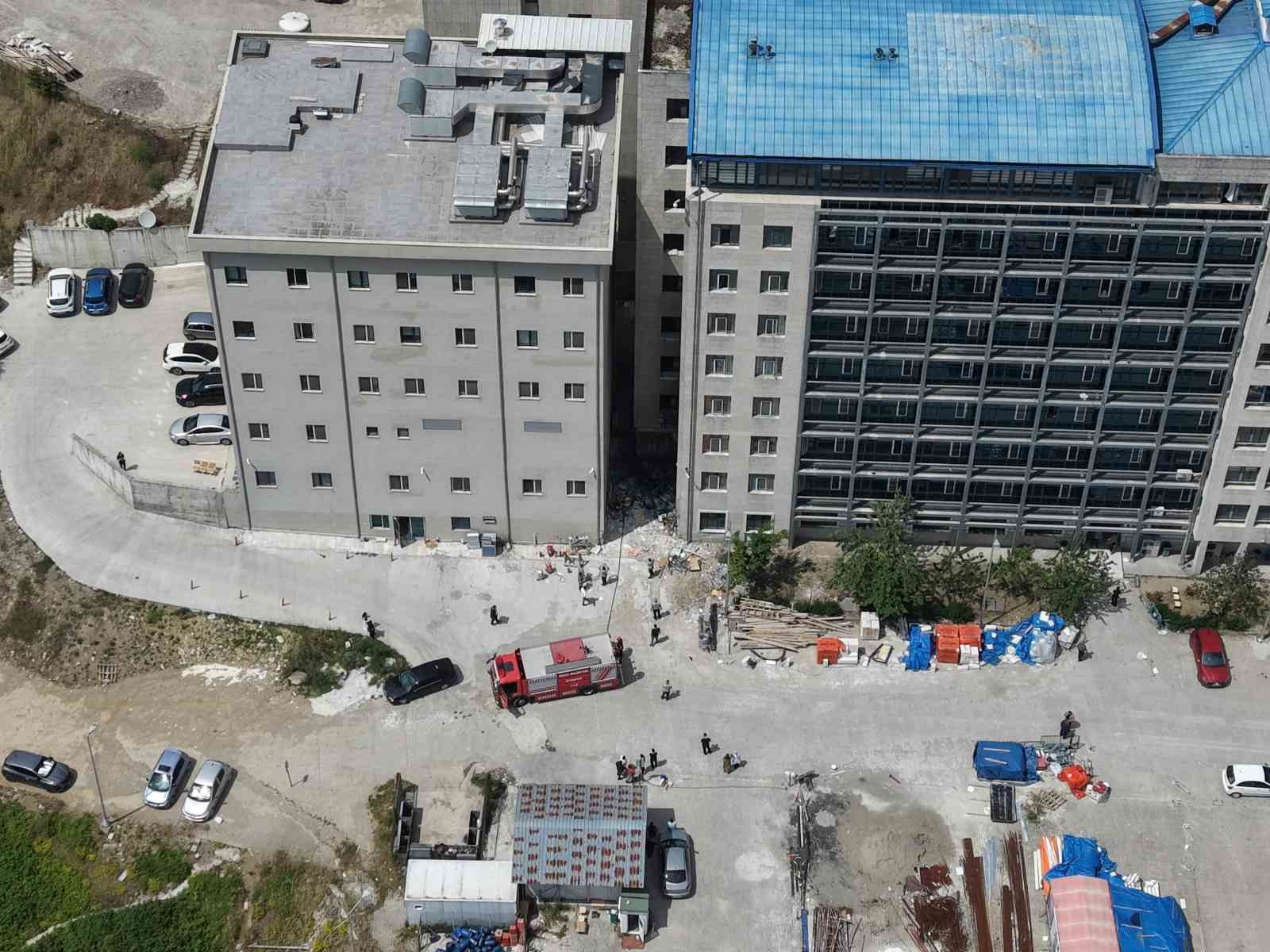 hastane insaatinda ki yangini guvenlik gorevlileri engelledi 4 8J49AmI8