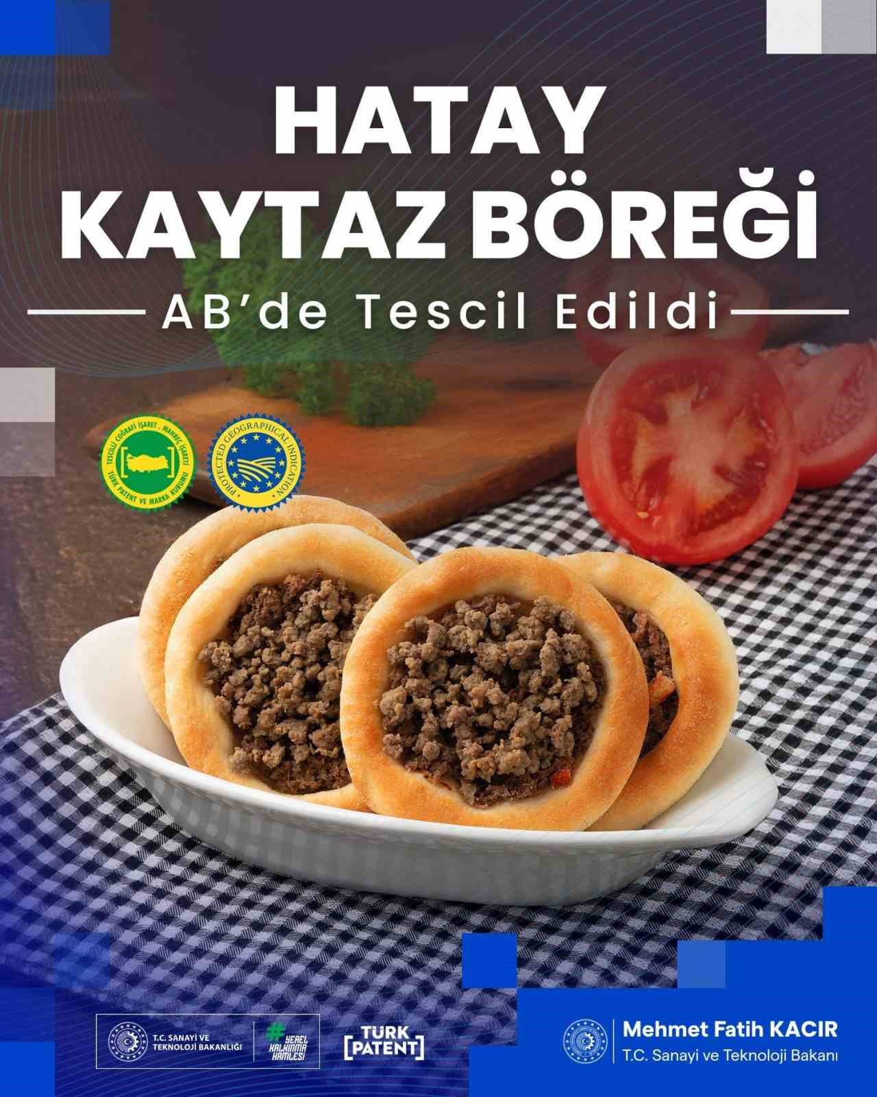 hatay kaytaz boregi ve gaziantep lahmacunu abde tescillendi 1 VJFfjluU