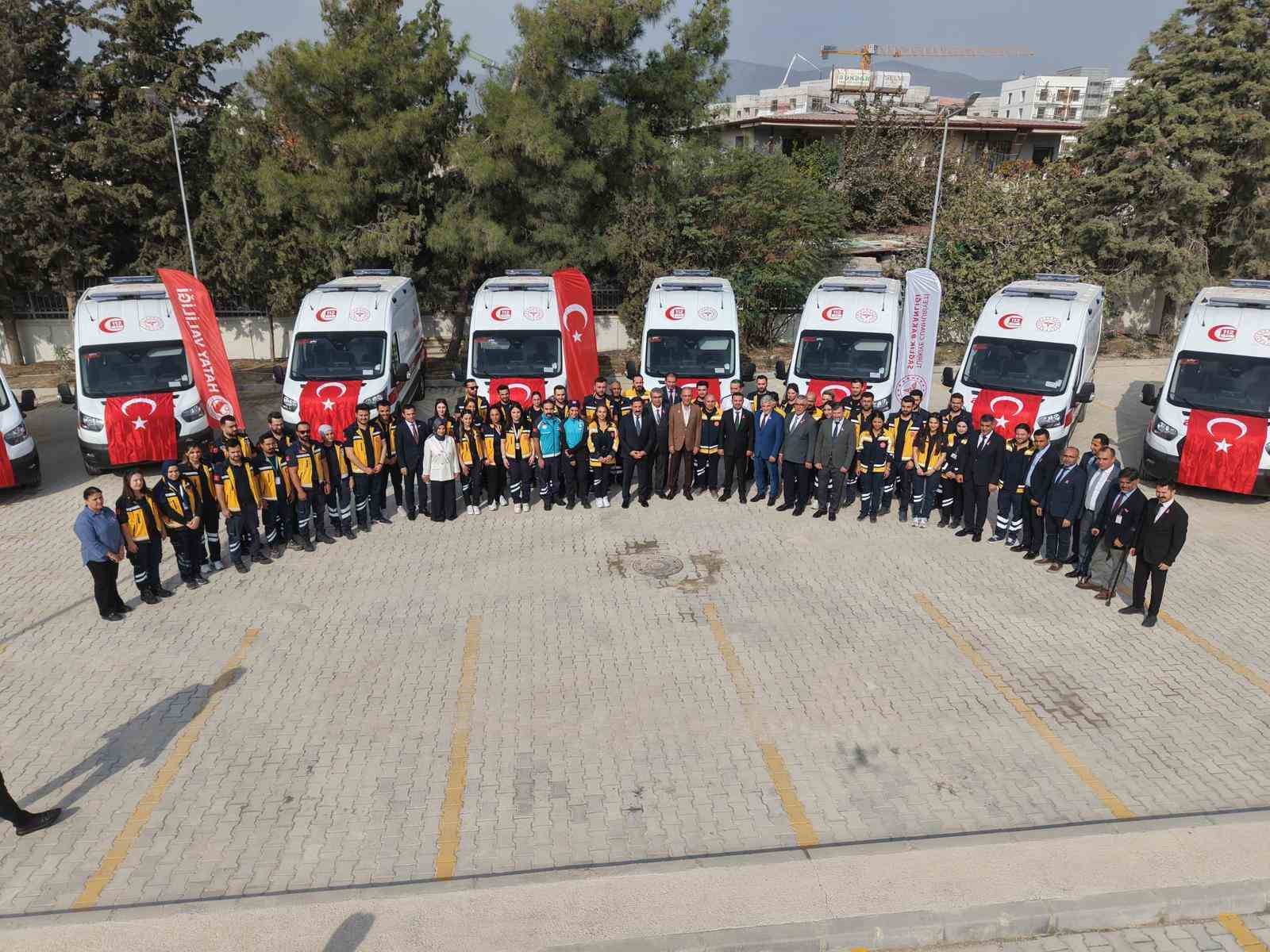 hatayda 12 yeni ambulans hizmete alindi 0 jZLseDeQ
