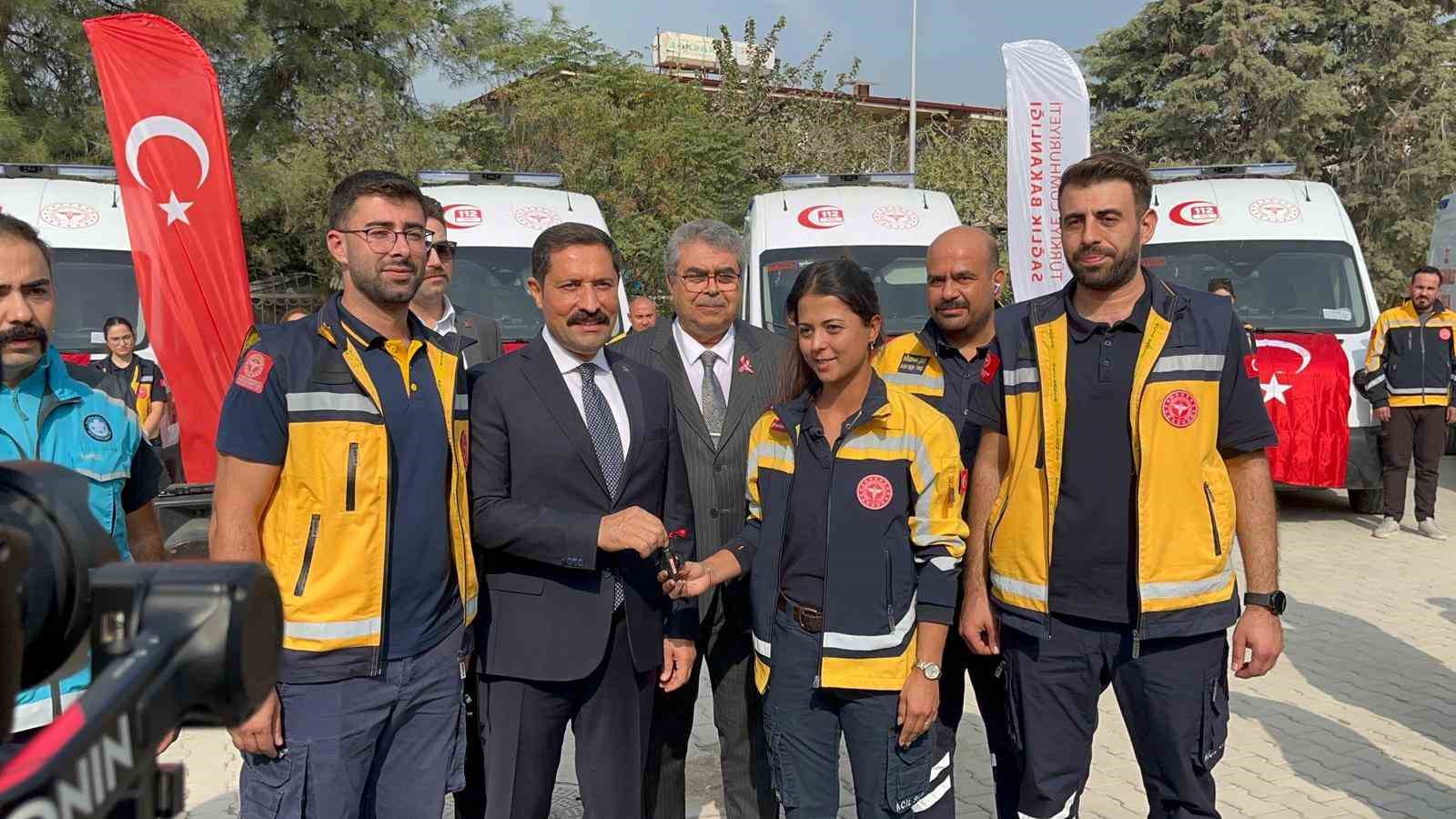 hatayda 12 yeni ambulans hizmete alindi 2 ef9UJfgd