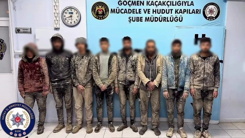 hatayda 8 kacak gocmen yakalandi 2 organizator tutuklandi 2