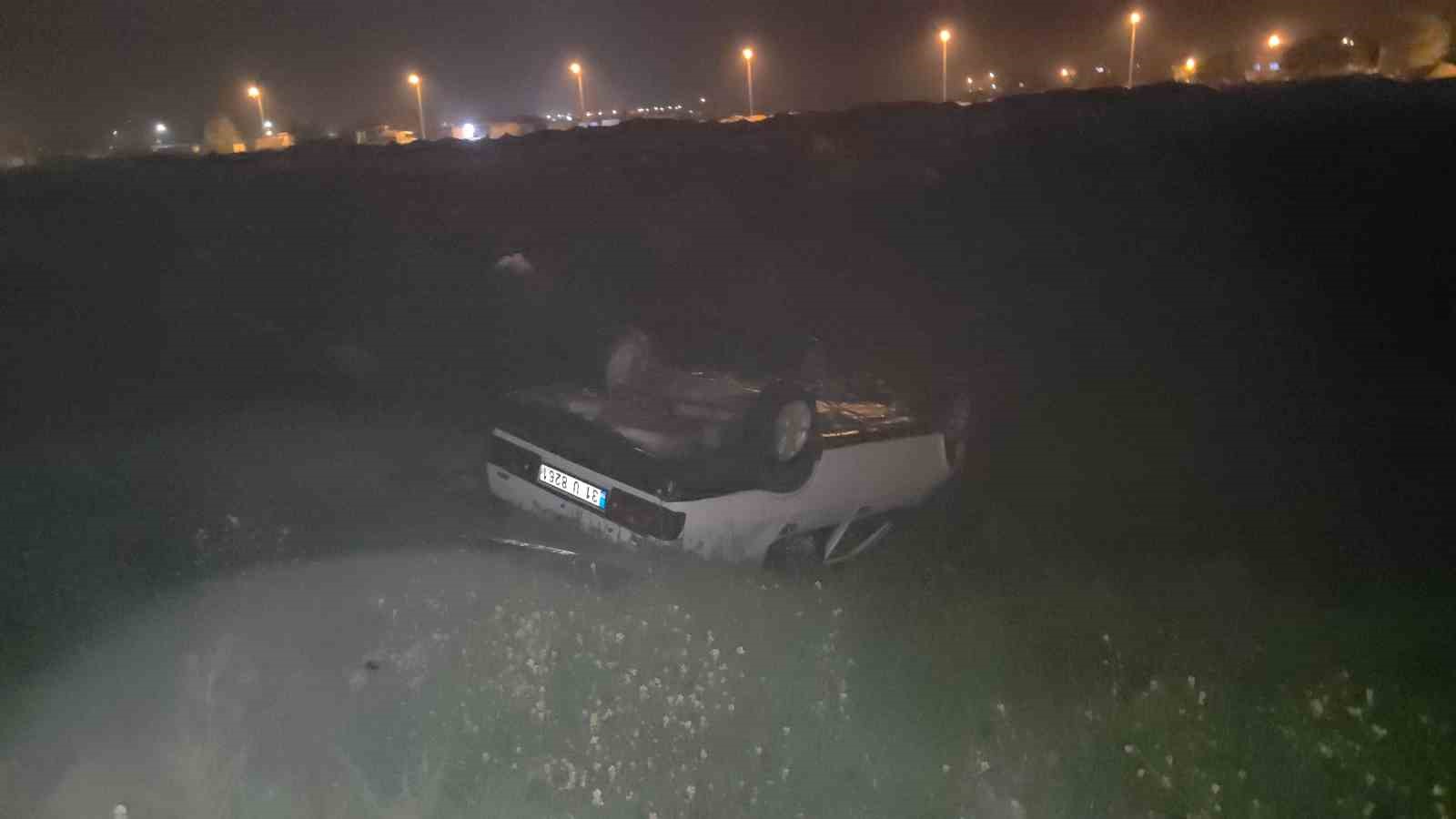 Hatay’da takla atan Fiat Tofaş ters döndü: 1 yaralı 5 hatayda takla atan fiat tofas ters dondu 1 yarali 1 wv62LwXF
