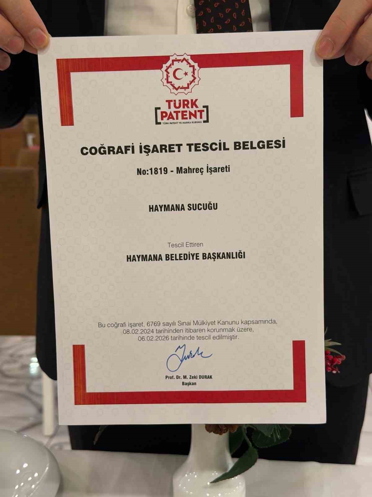 haymana sucugu cografi isaret aldi 4 WROekPLZ