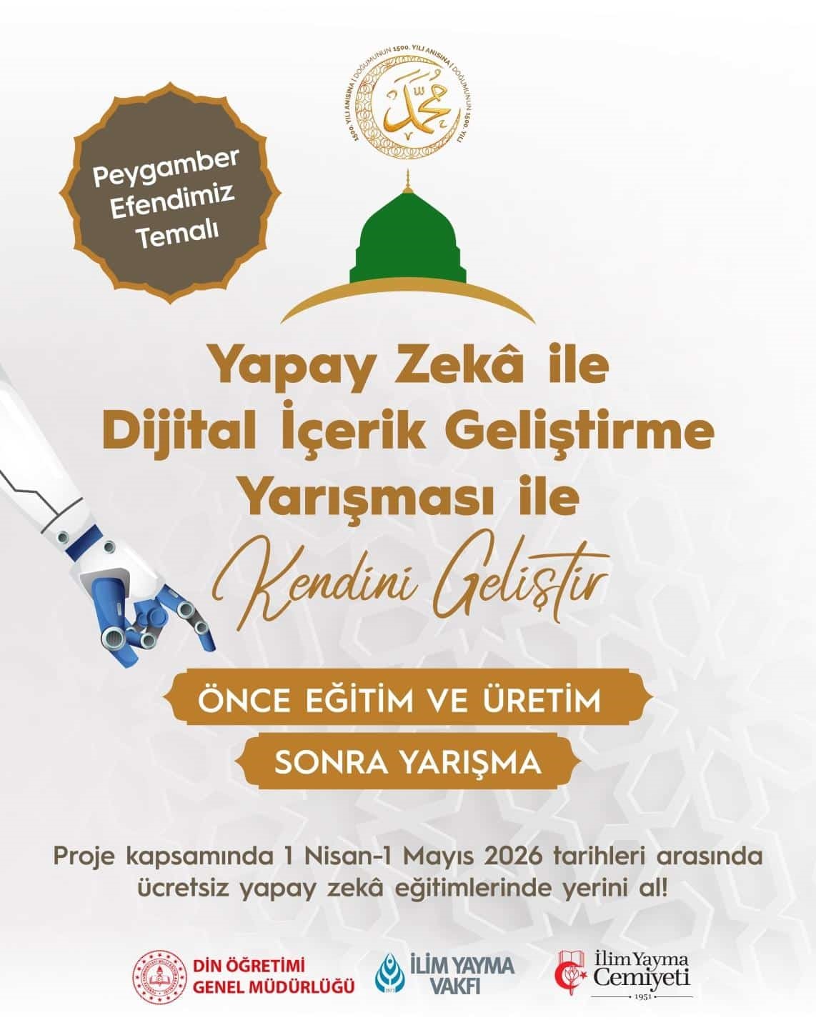 Hz. Muhammed’in doğumunun 1500’üncü yılı anısına anlamlı proje 9 hz muhammedin dogumunun 1500uncu yili anisina anlamli proje 5 lblsDE5U