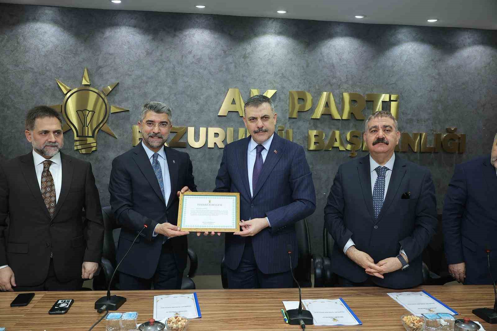 İçişleri Bakanı Çiftçi: "Eser ve hizmet siyasetinden ayrılmadan ülkemizi her alanda daha güçlü yarınlara taşıyacağız" 6 icisleri bakani ciftci eser ve hizmet siyasetinden ayrilmadan ulkemizi her alanda daha guclu yarinlara WZMfIHAs
