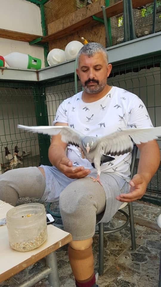 iki ayagini kaybetti guvercinlerle hayata baglandi 3 ZrUcbctE