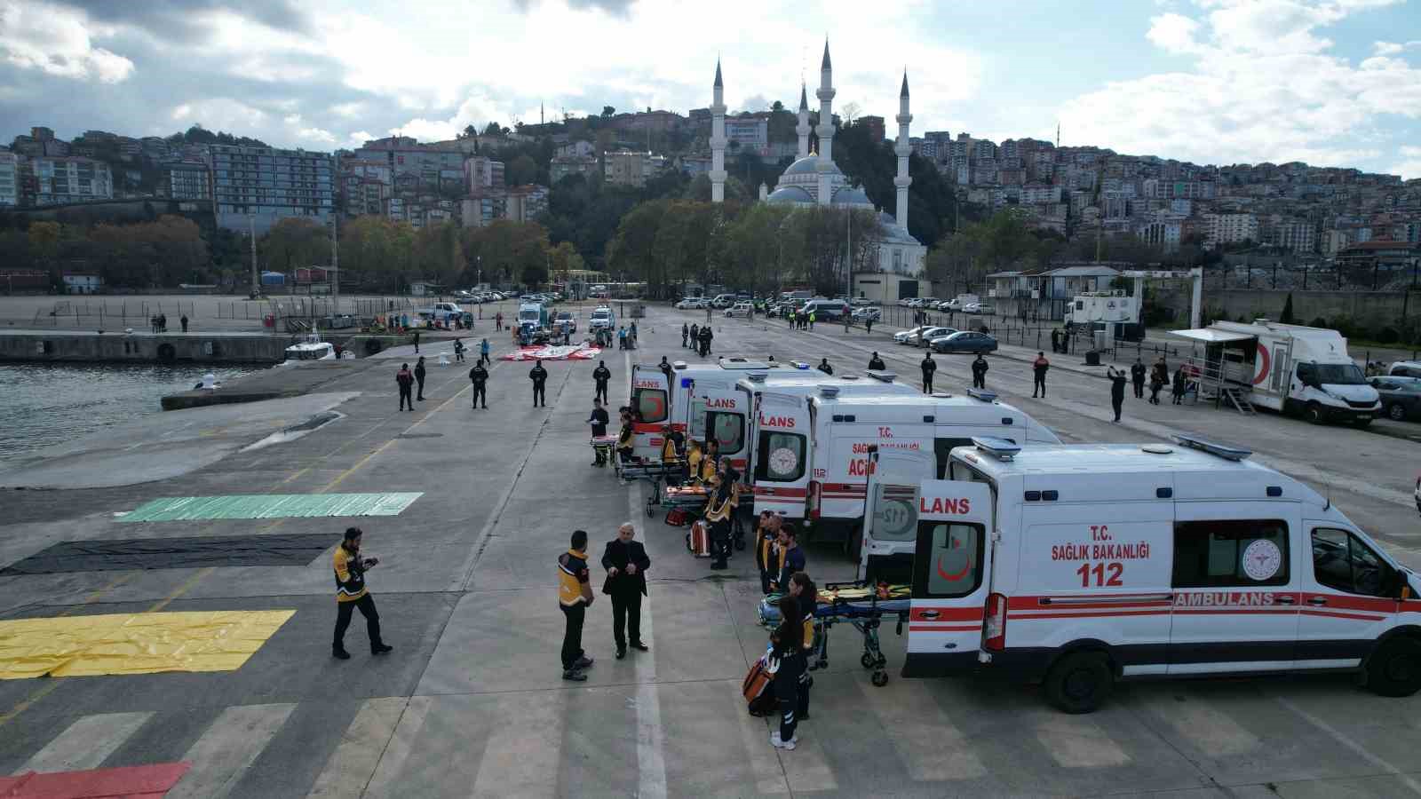 iki yil once gemi facialarinin yasandigi zonguldakta gemi kazasi tatbikati duzenlendi 12 DDBYFdzv
