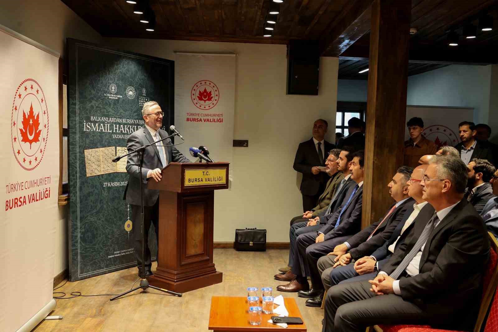 inebey yazma eser kutuphanesinde bursev sergisi acildi 0 uVrwFA8p