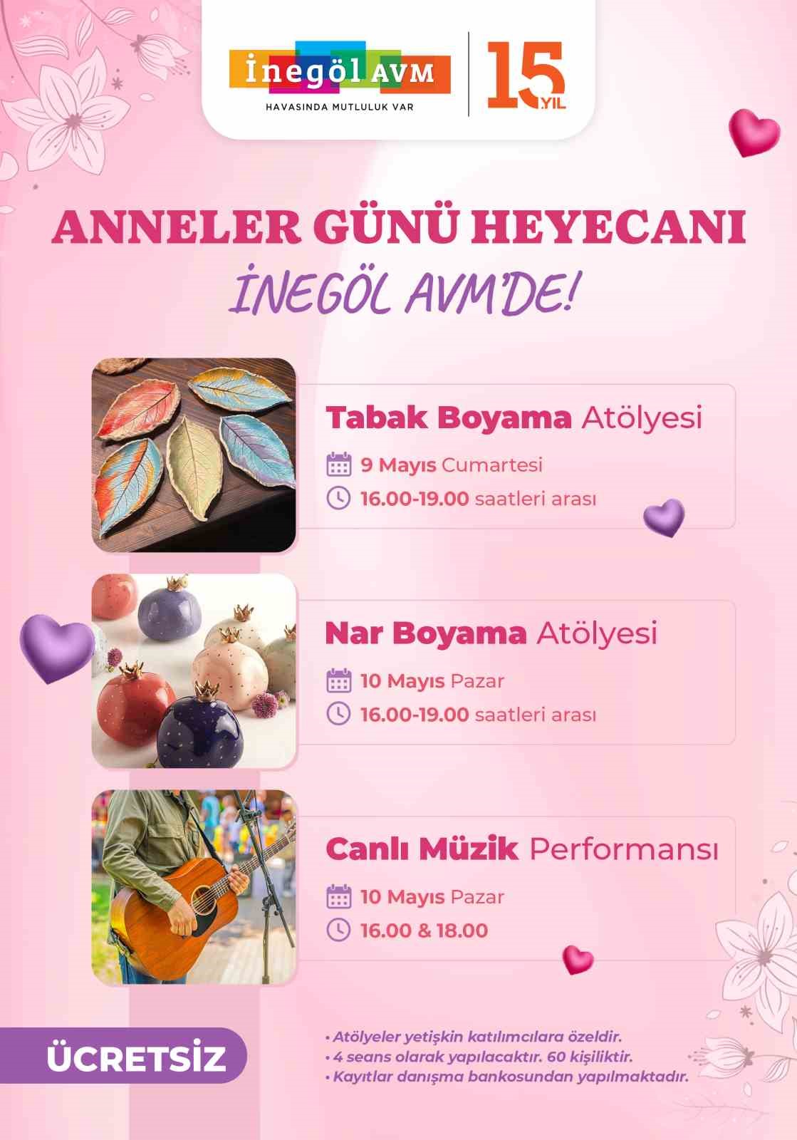 İnegöl AVM, Anneler Günü’nü sanat ve müzikle kutluyor 4 inegol avm anneler gununu sanat ve muzikle kutluyor 0 y2zNlFVw