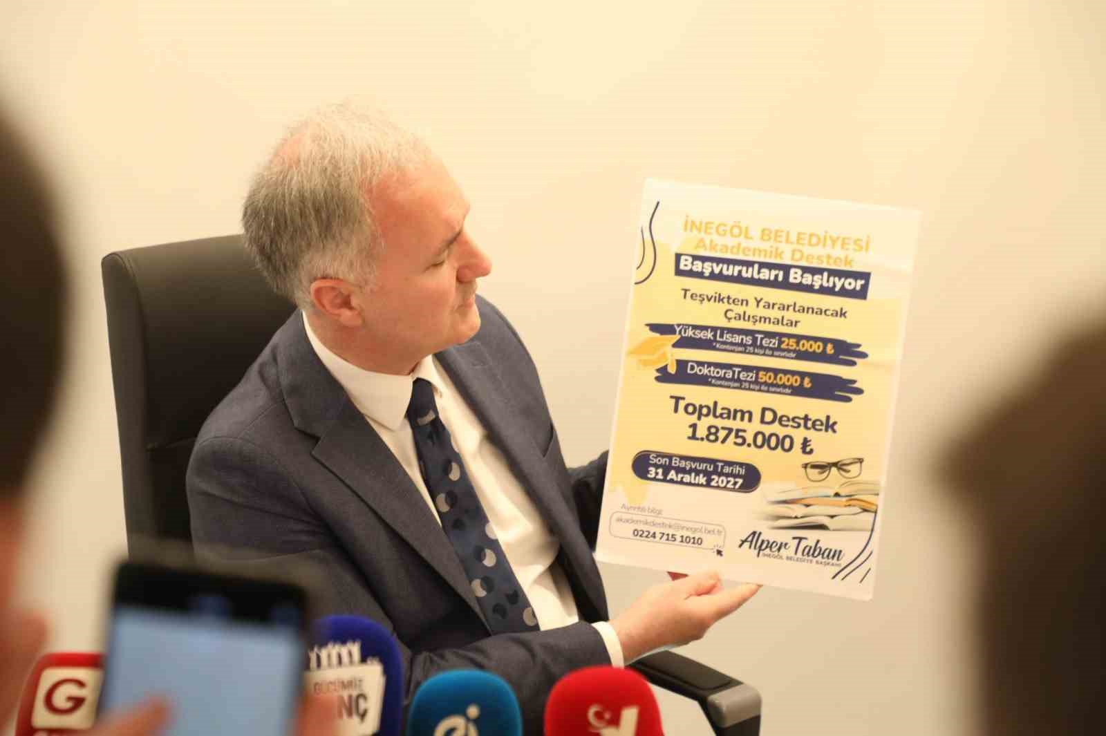 inegol belediyesinden 2 milyon tllik akademik destek 1