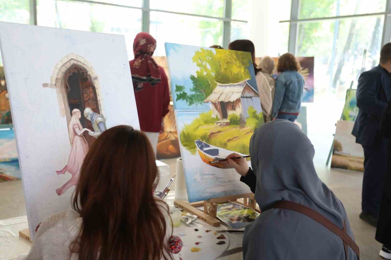 inesmek yagli boya kursiyerlerinin eserleri gorucuye cikti 4 wd7PhwCg