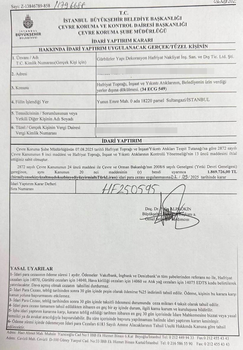 iskinin talimatiyla dokum yapan kamyonculara milyonluk kacak dokum cezasi iddiasi 8 6E9MpRzj