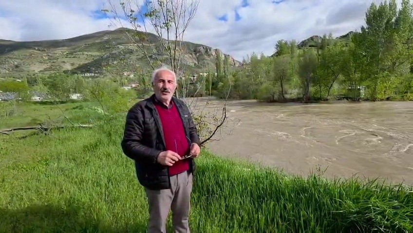 ispirde coruh vadisinde karlarin erimesiyle su seviyesi yukseldi evler bosaltiliyor 0 gHsluCHt
