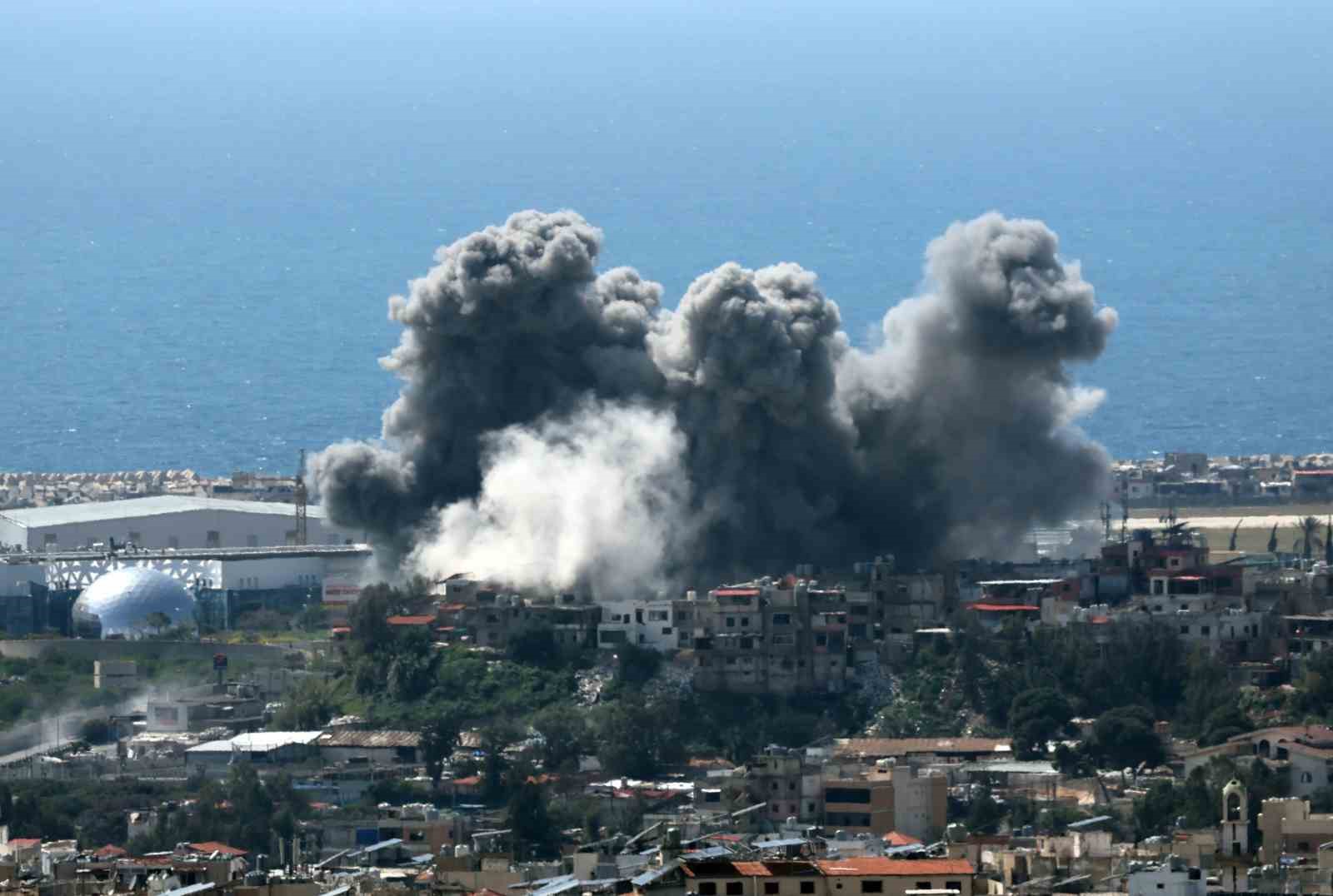 israilden lubnana catismalarin baslamasindan bu yana en buyuk hava saldirisi 1 U9GAVCOg
