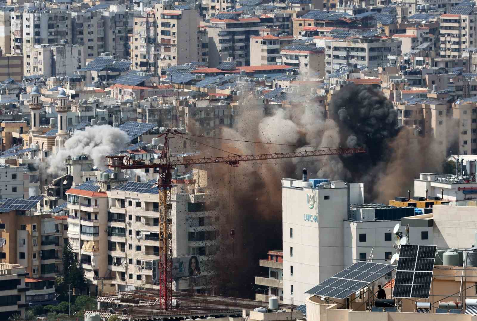 israilden lubnana catismalarin baslamasindan bu yana en buyuk hava saldirisi 3
