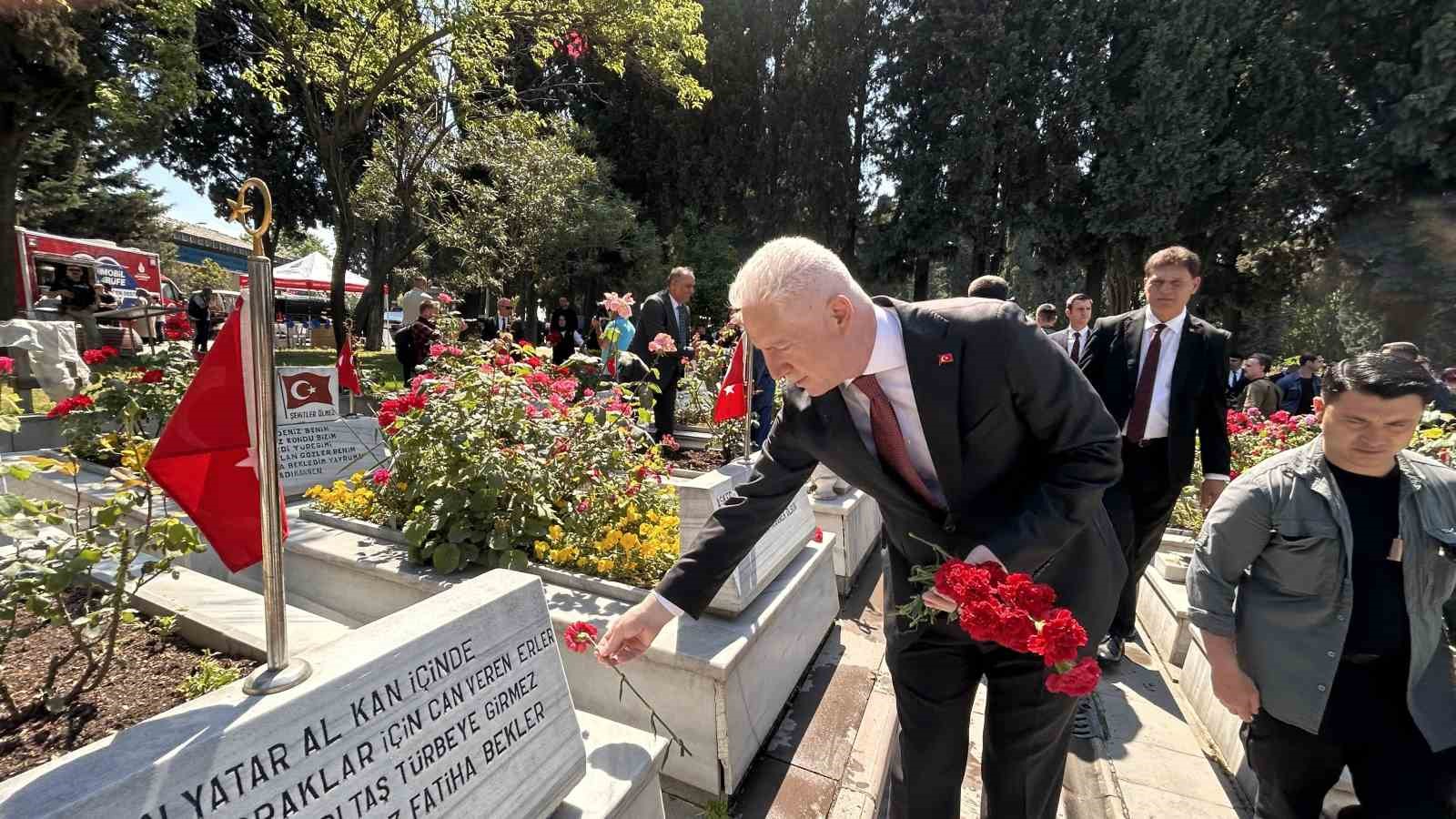 istanbul valisi gul edirnekapi sehitligini ziyaret etti 0 jqadPMHG