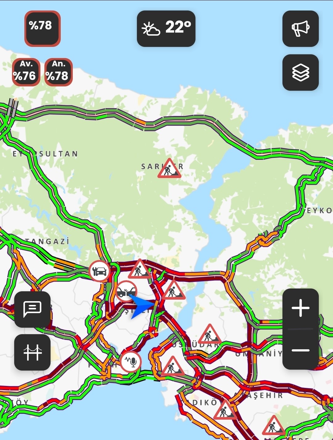 istanbulda aksam saatlerinde trafik yuzde 78e ulasti 3 p51VDK4F