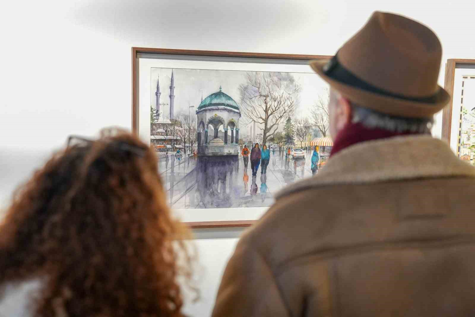istanbulda bahar sulu boya sergisi sanatseverlerle bulustu 3 fDEUZMef