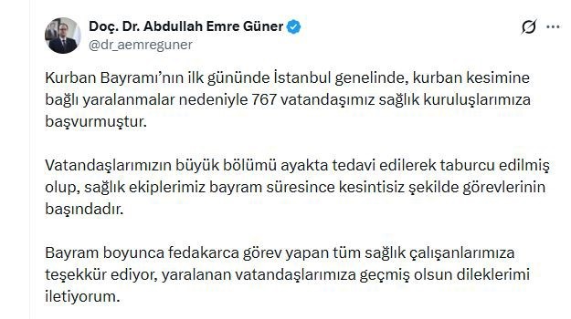 istanbulda bayramin ilk gunu 767 kisi kurban keserken yaralandi 0 6cCdHdTU