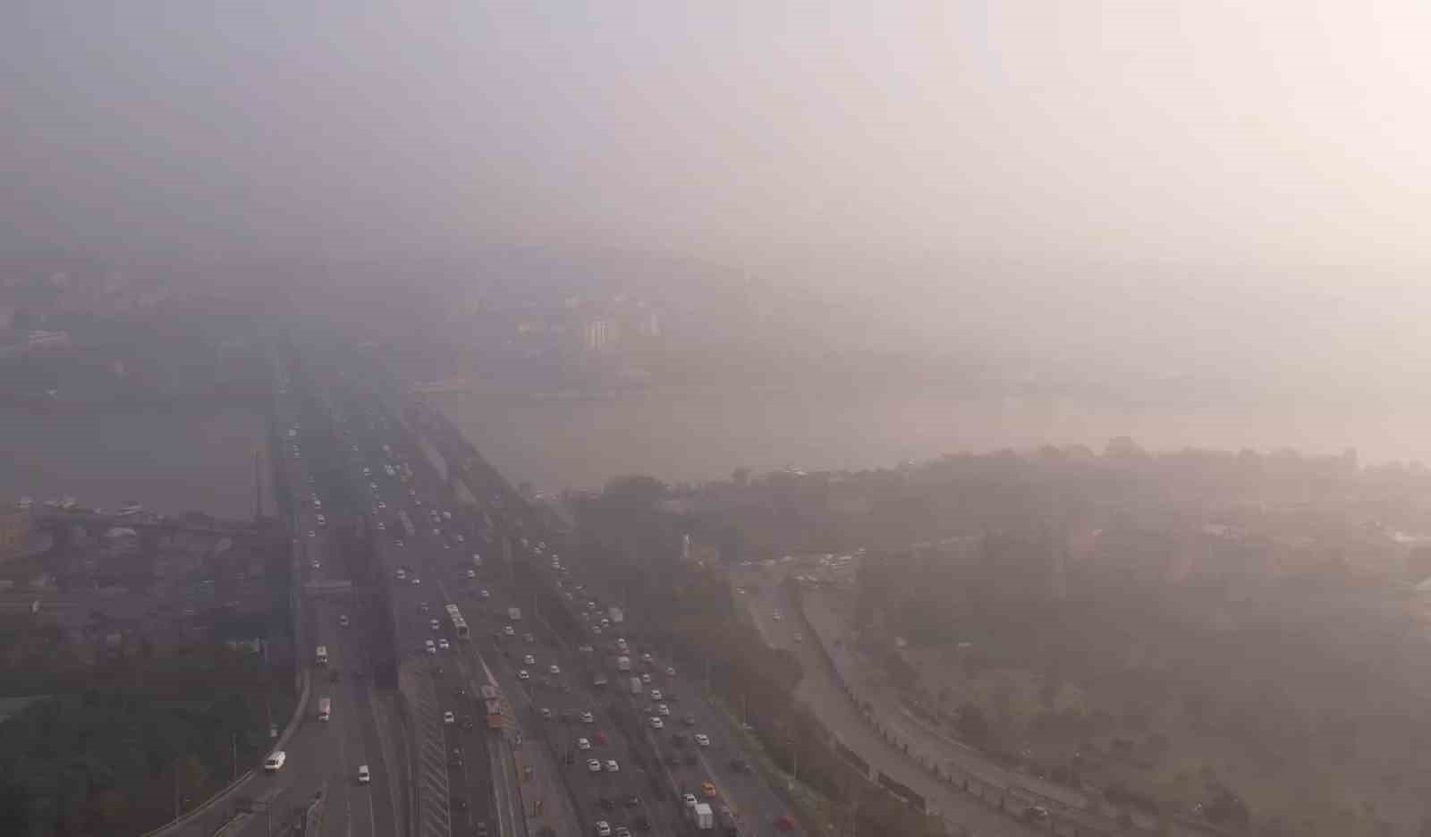 istanbulda etkili olan sis havadan goruntulendi 1 A86CSrav