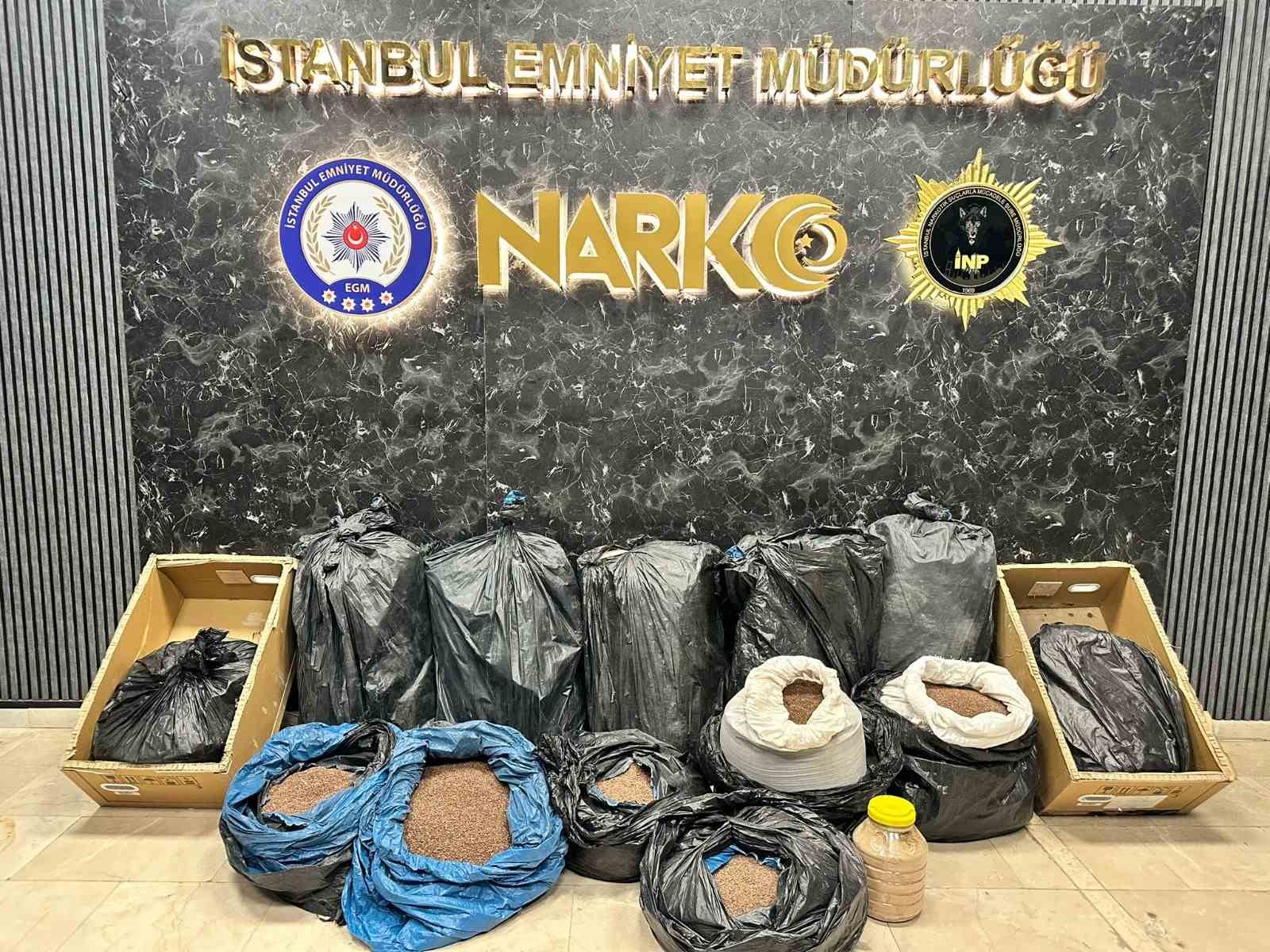 istanbulda kahveye emdirilmis 374 kilo 600 gram uyusturucu madde ele gecirildi 0 etSyphHm