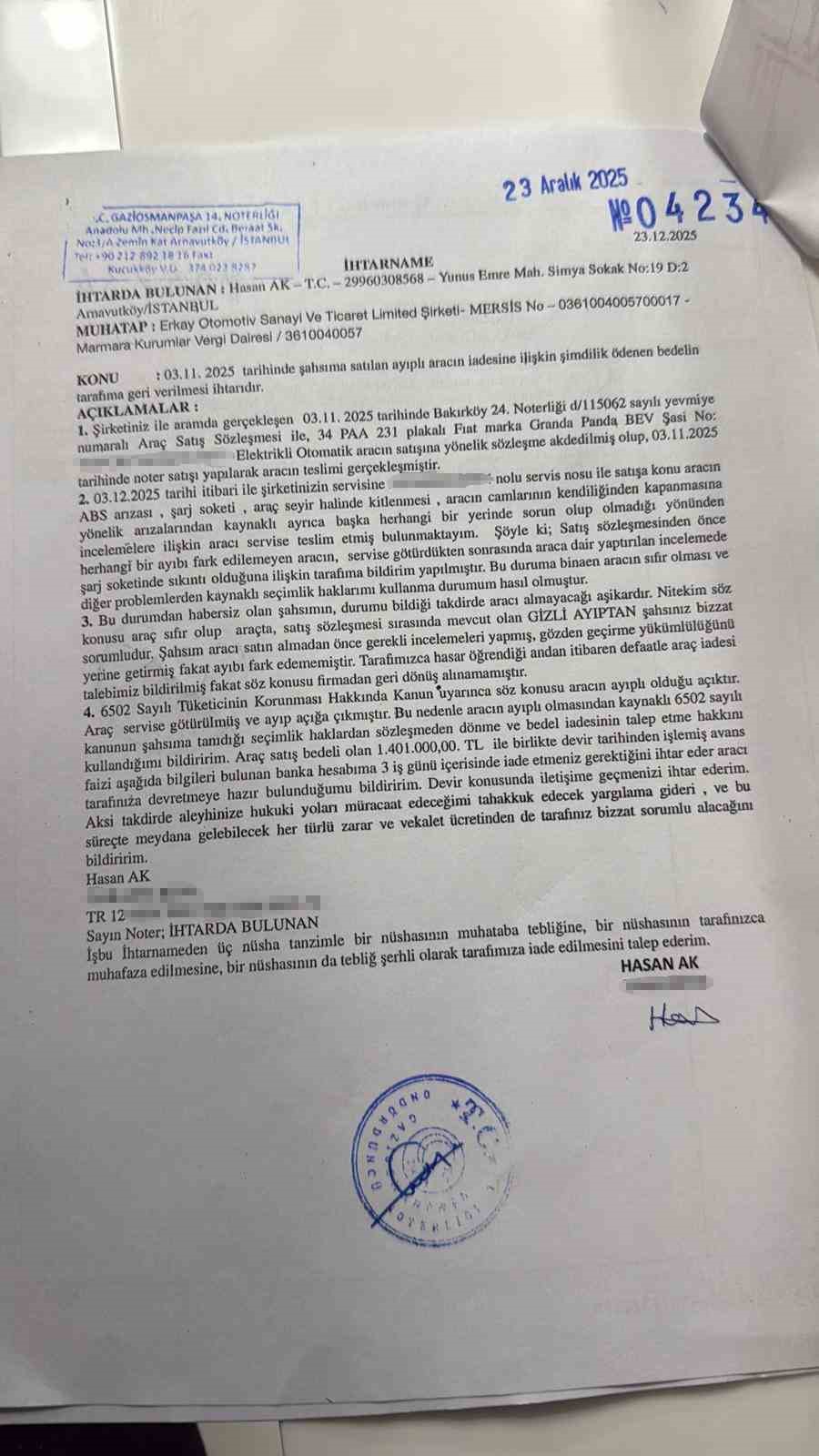 istanbulda sadece 6 gun kullanabildigi elektrikli otomobil 6 aydir serviste 4 U3y9DzFk