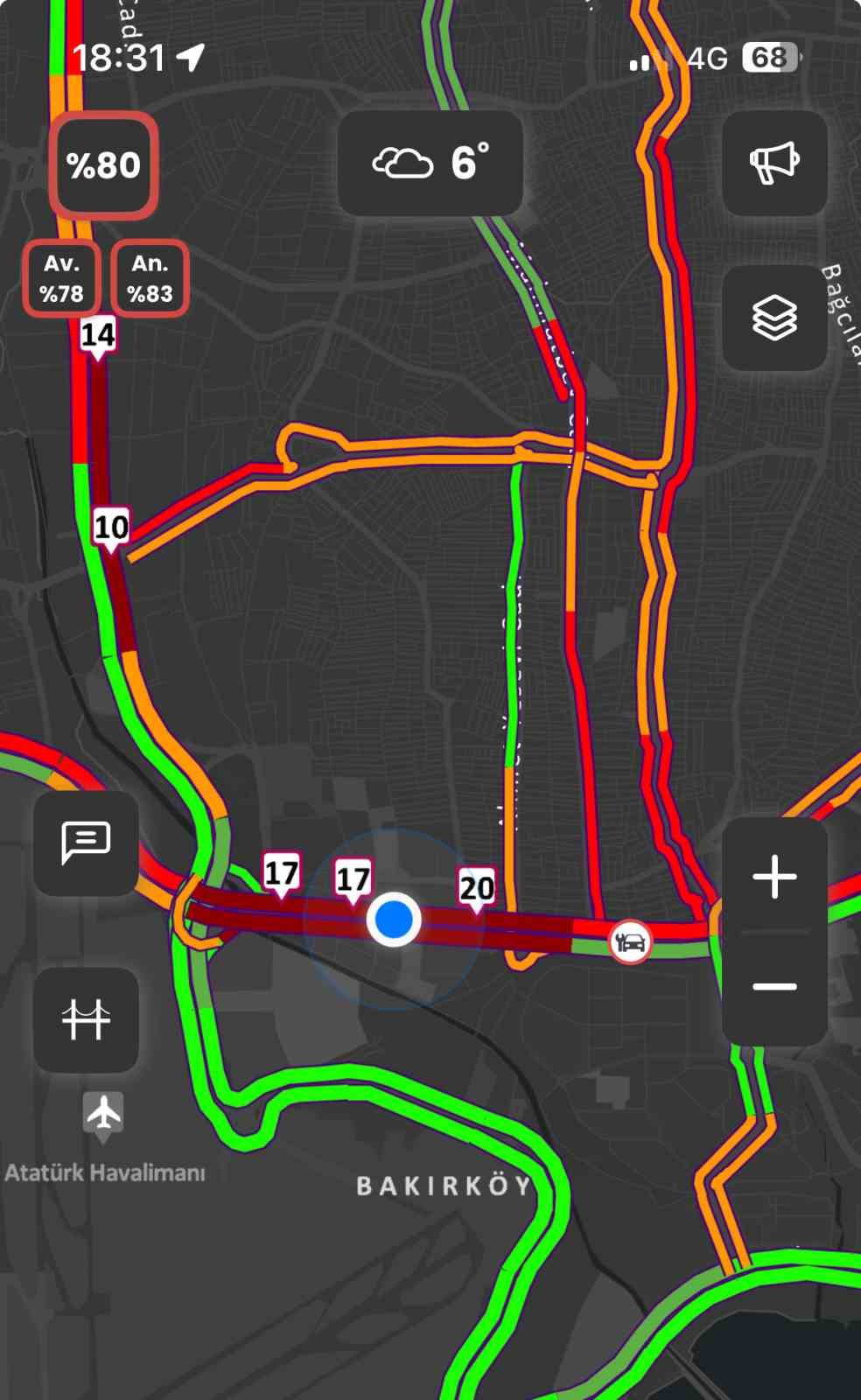 istanbulda trafik yogunlugu yuzde 80e ulasti 4 bshbcSt9