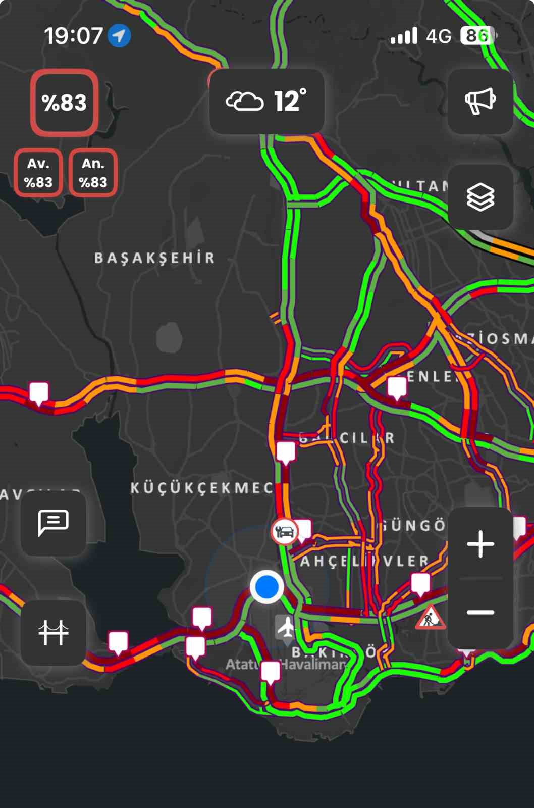 istanbulda trafik yogunlugu yuzde 83e ulasti 4 tswEZh39