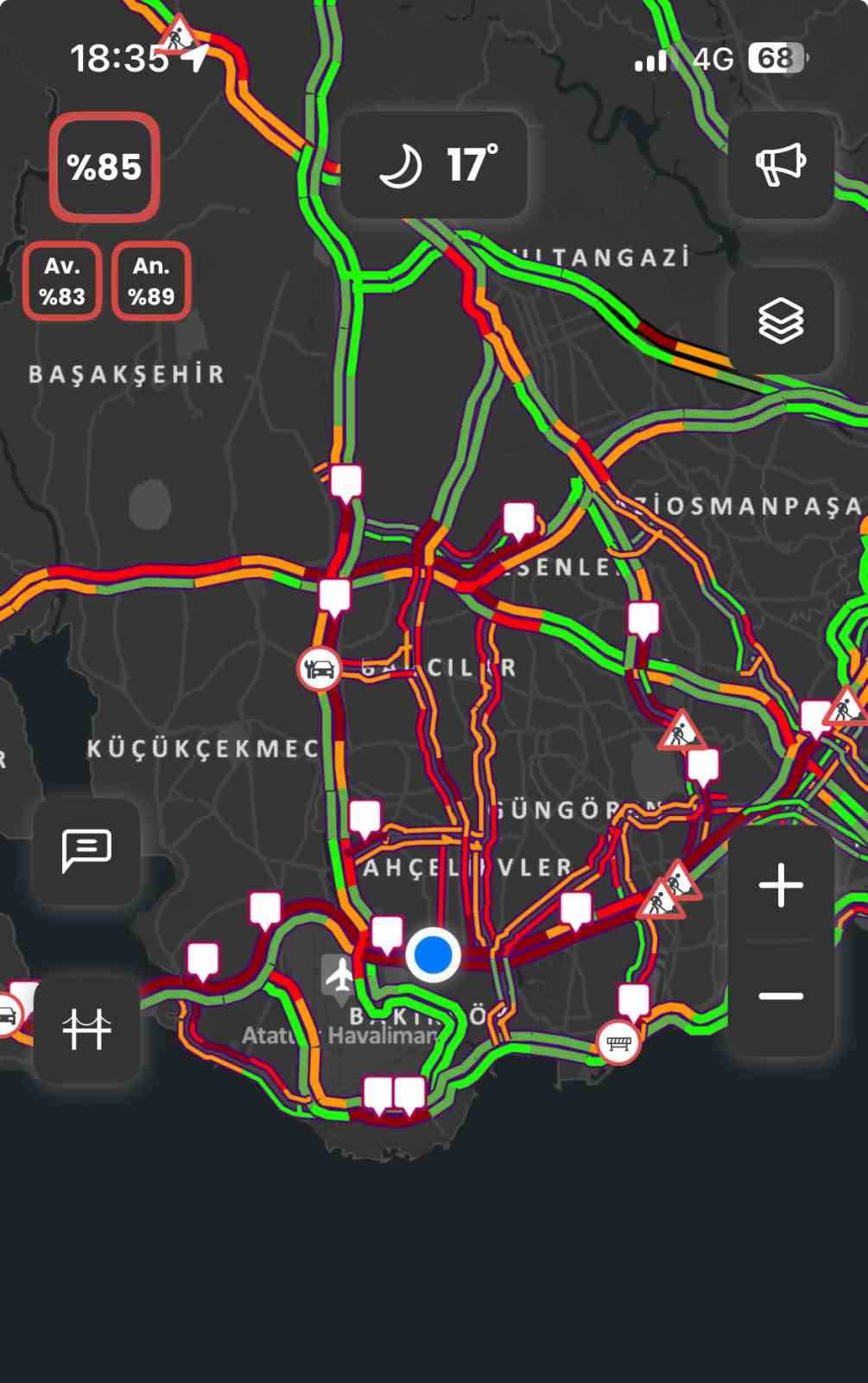 istanbulda trafik yogunlugu yuzde 85e ulasti 4 2MMYYkrv