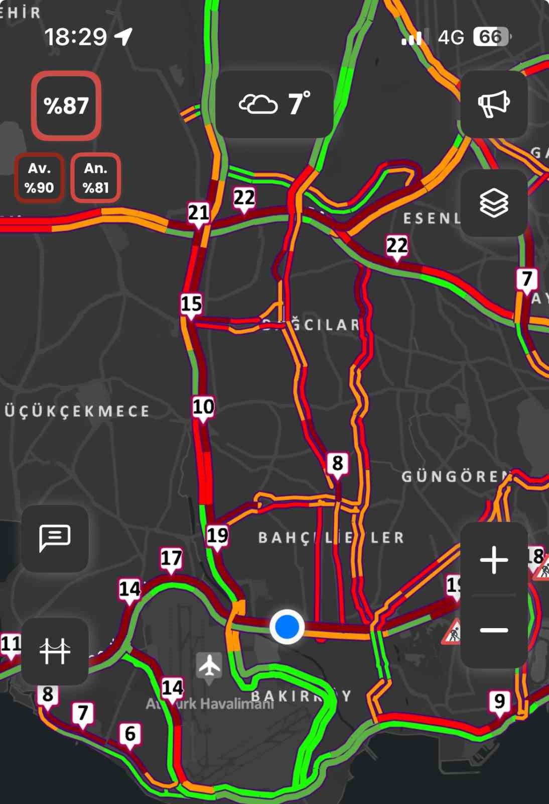 istanbulda trafik yogunlugu yuzde 87e ulasti 4 vkLRyv5i