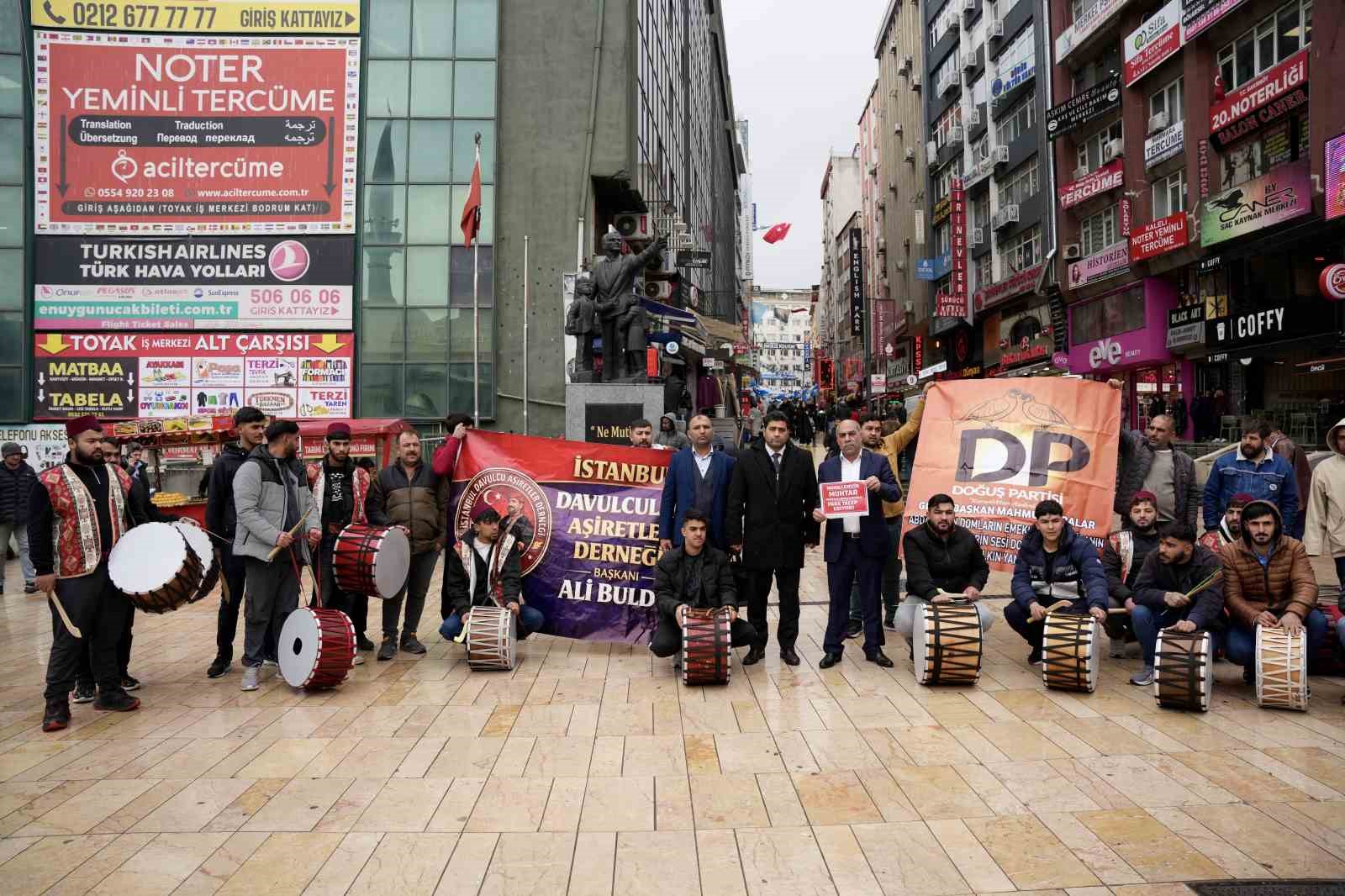 istanbuldaki davulcular sirinevler meydaninda sessiz eylem yapti 0 8KOVw8fS