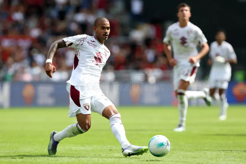 ita serie enilive match as roma torino fc cyril ngonge seen action football olympic stadium 404285831