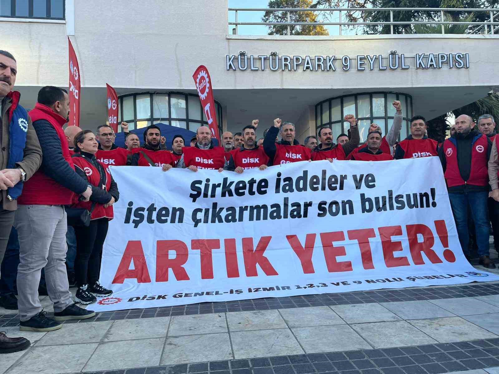izmir buyuksehir iscileri arkadaslarimiz ise donunceye dek mucadele surecek 2 nhnkuUij
