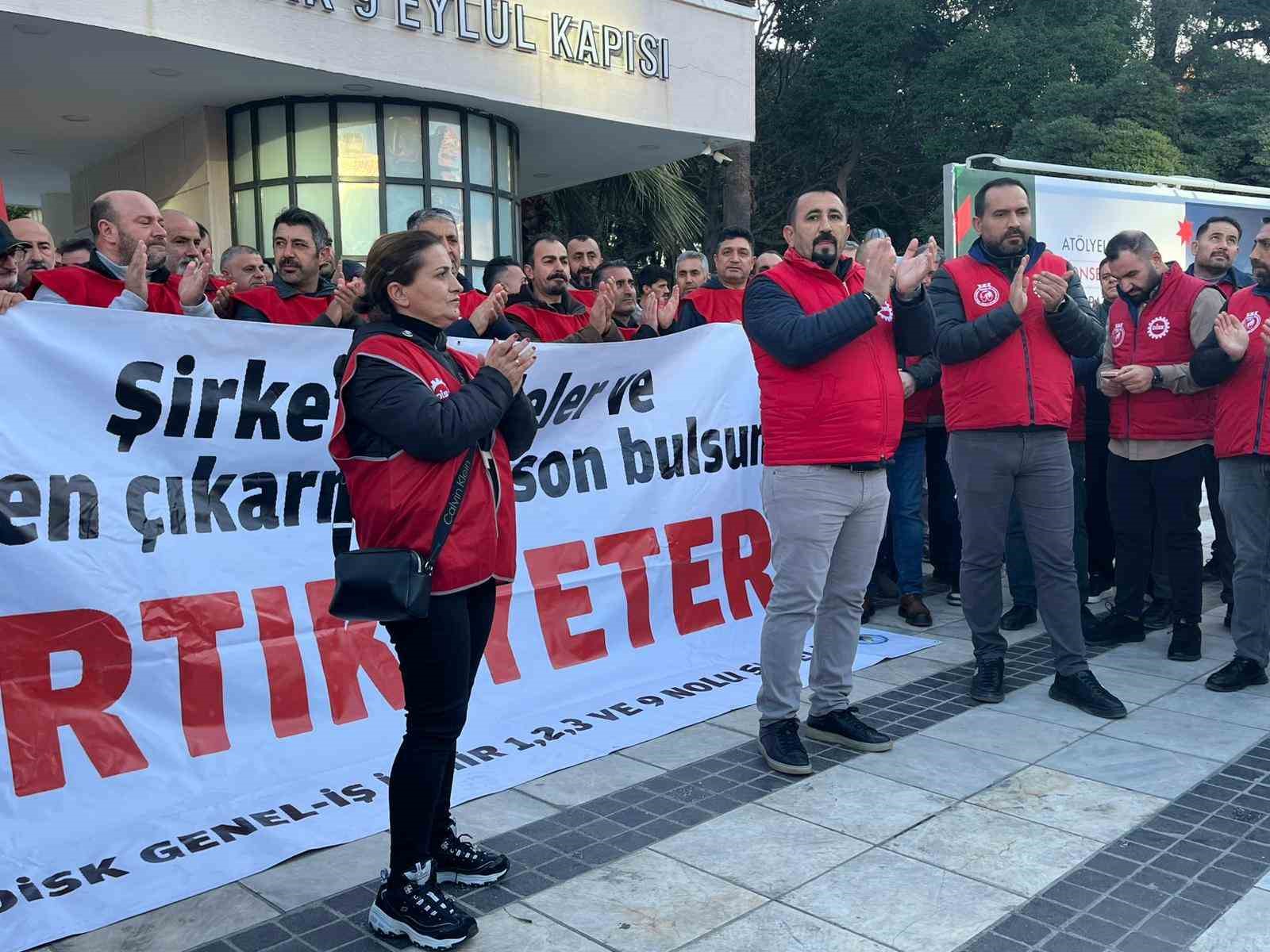 izmir buyuksehir iscileri arkadaslarimiz ise donunceye dek mucadele surecek 3 fTuhrmam