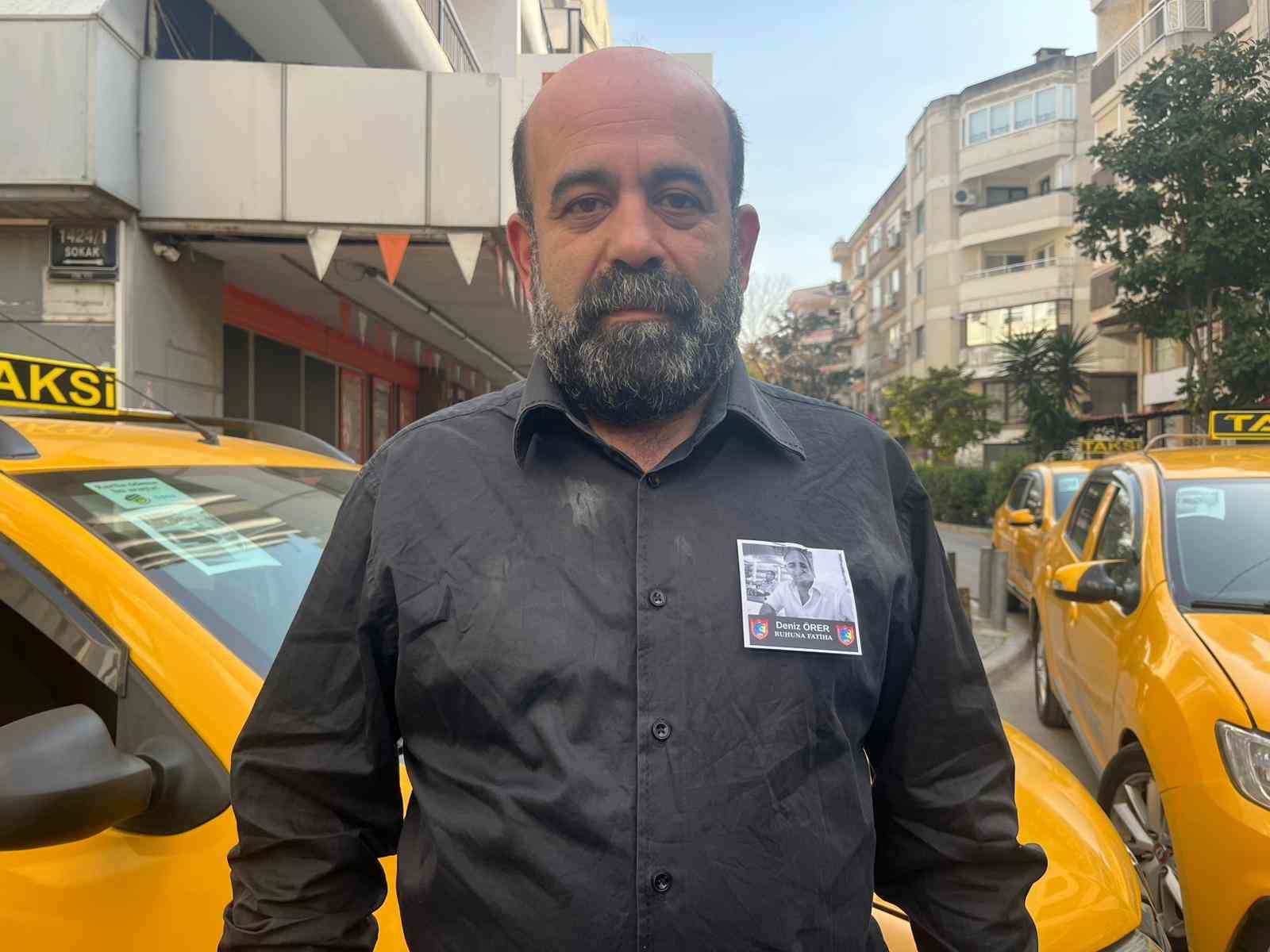 İzmir’de öldürülen taksici için meslektaşlarından araçlı konvoy 7 izmirde oldurulen taksici icin meslektaslarindan aracli konvoy 3 59jFzpyu