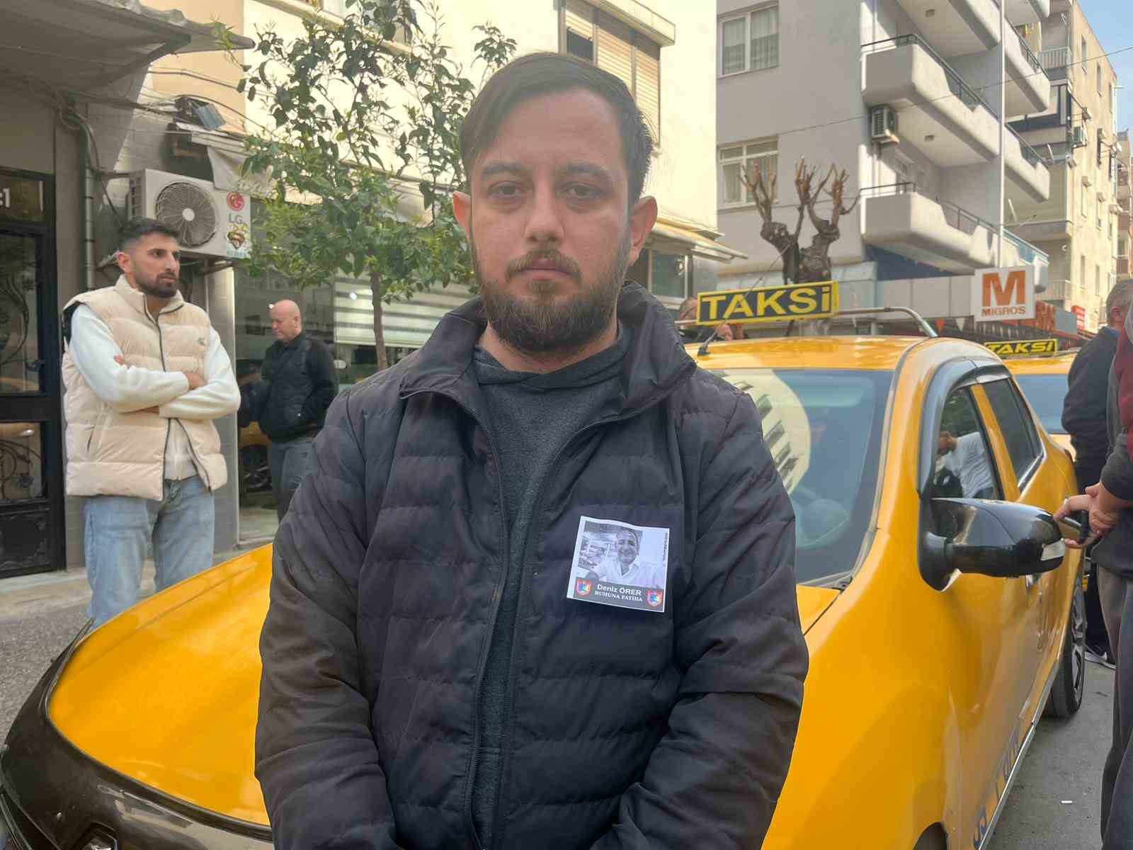 İzmir’de öldürülen taksici için meslektaşlarından araçlı konvoy 8 izmirde oldurulen taksici icin meslektaslarindan aracli konvoy 4 A8RCj5YK
